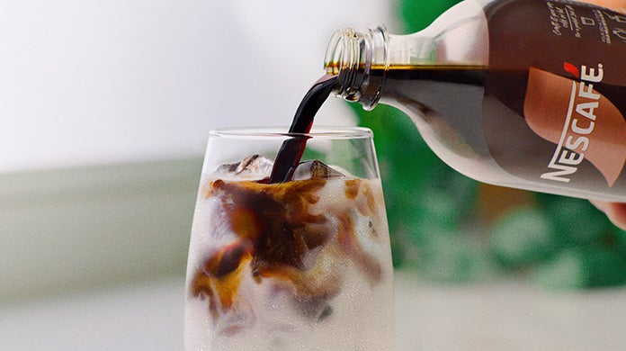Verre de café glacé