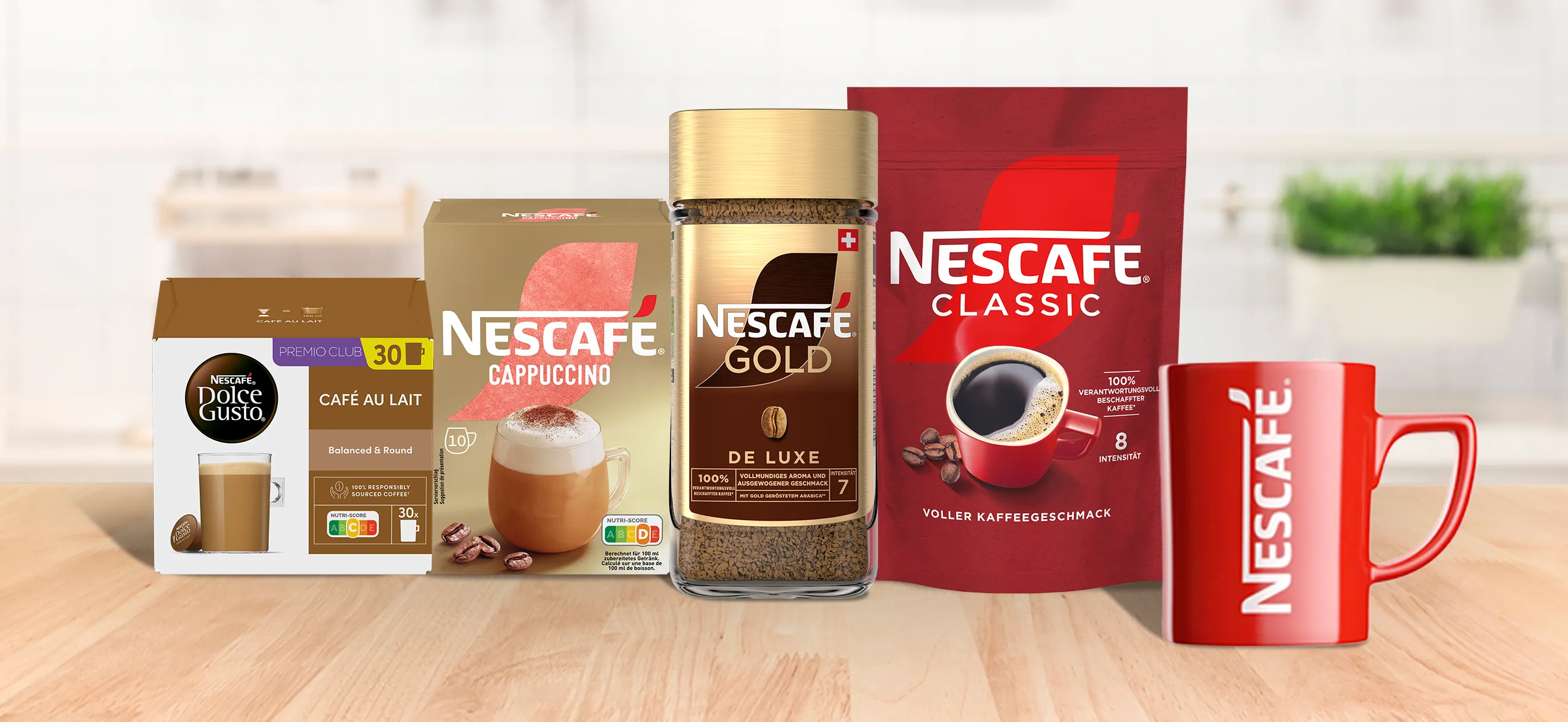 gamme de café